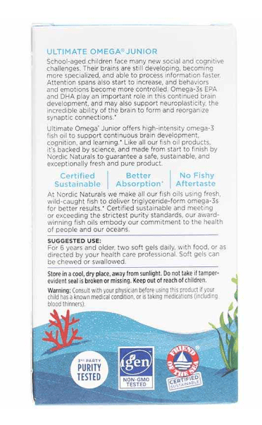 Nordic Naturals - Ultimate Omega Junior - OurKidsASD.com - 