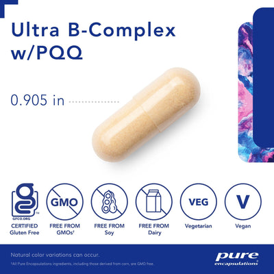 Pure Encapsulations - Ultra B-Complex W/PQQ - OurKidsASD.com - #Free Shipping!#