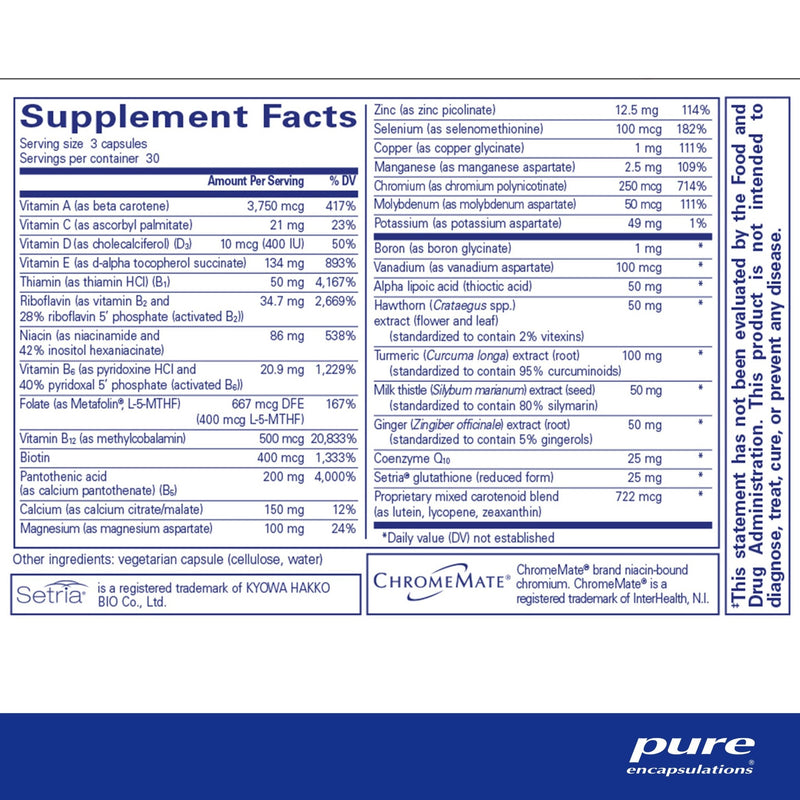 Pure Encapsulations - UltraNutrient - OurKidsASD.com - 