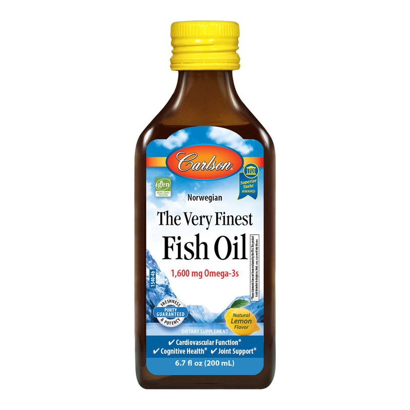 Carlson - Very Finest Fish Oil (lemon) - OurKidsASD.com - 