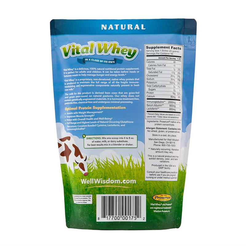 Well Wisdom - Vital Whey (Grass-Fed) Protein - OurKidsASD.com - 