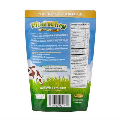 Well Wisdom - Vital Whey (Grass-Fed) Protein - OurKidsASD.com - #Free Shipping!#
