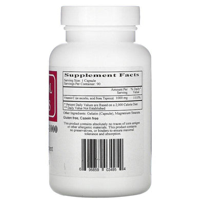 Ecological Formulas - Vitamin C-1000 (From Tapioca) - OurKidsASD.com - #Free Shipping!#
