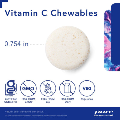 Pure Encapsulations - Vitamin C Chewable - OurKidsASD.com - #Free Shipping!#
