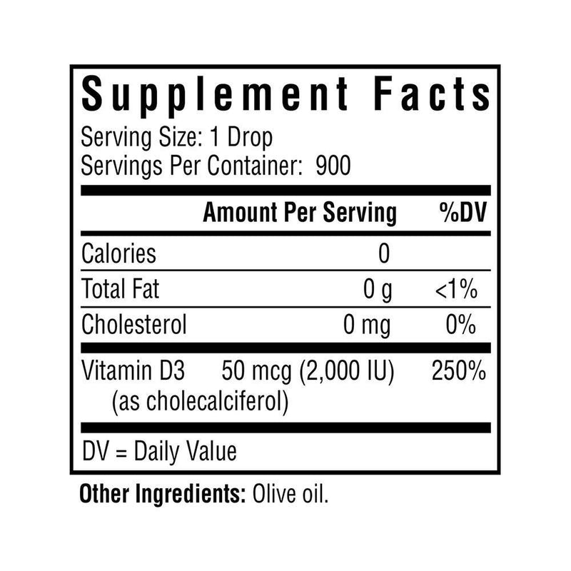Seeking Health - Vitamin D Drops 2,000 IU - OurKidsASD.com - 
