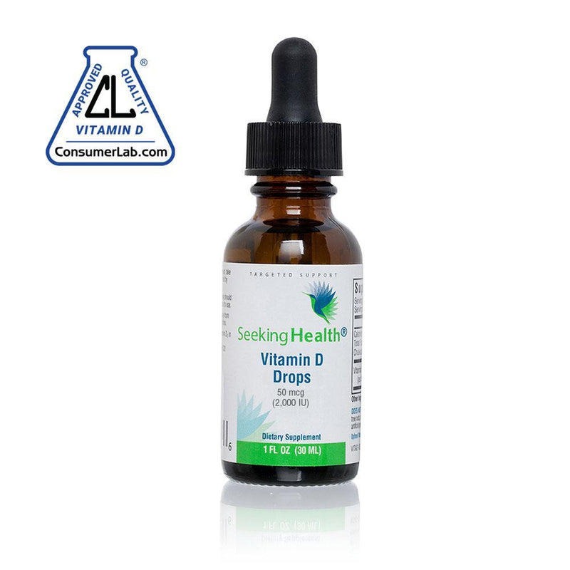 Seeking Health - Vitamin D Drops 2,000 IU - OurKidsASD.com - 