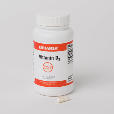 Enhansa - Vitamin D3 1,000 IU Capsules - OurKidsASD.com - #Free Shipping!#