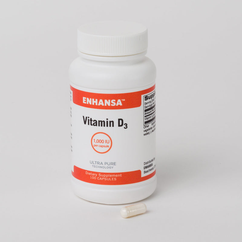 Enhansa - Vitamin D3 1,000 IU Capsules - OurKidsASD.com - 