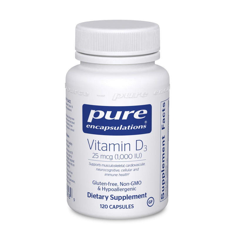 Pure Encapsulations - Vitamin D3 1,000 I.U. - OurKidsASD.com - 