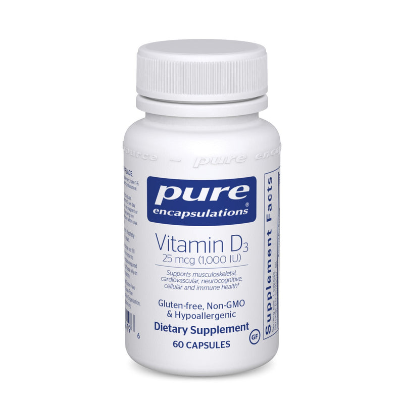 Pure Encapsulations - Vitamin D3 1,000 I.U. - OurKidsASD.com - 