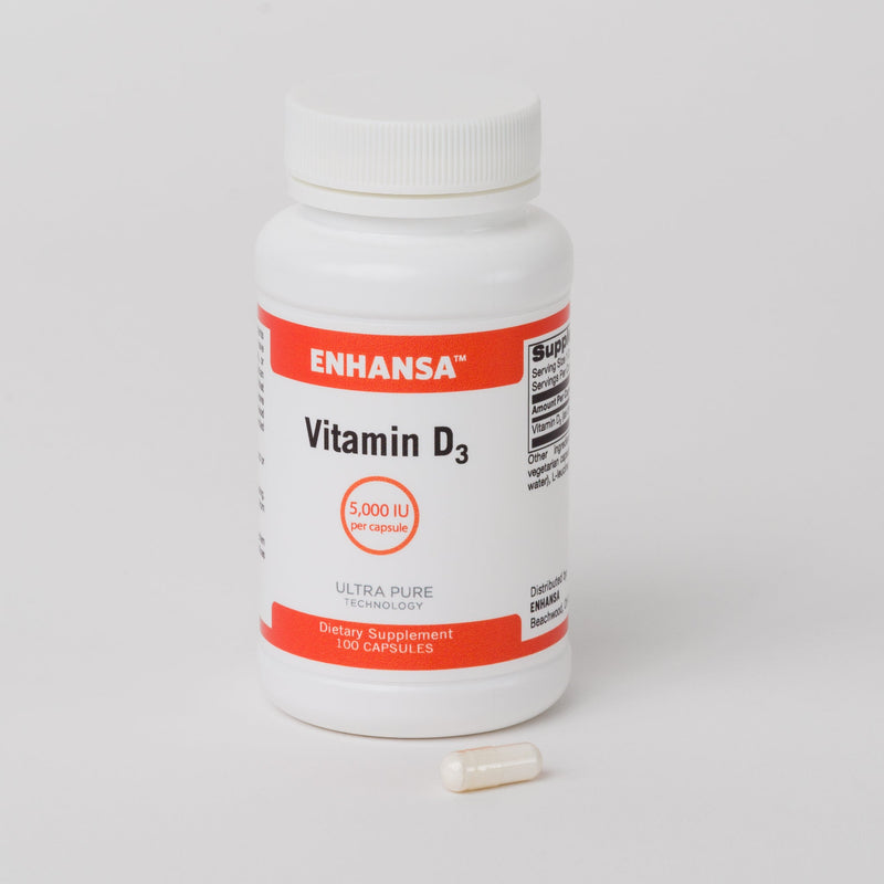 Enhansa - Vitamin D3 5,000 IU Capsules - OurKidsASD.com - 