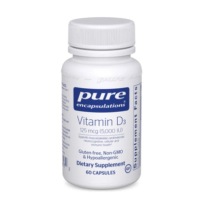 Pure Encapsulations - Vitamin D3 5,000 IU - OurKidsASD.com - #Free Shipping!#