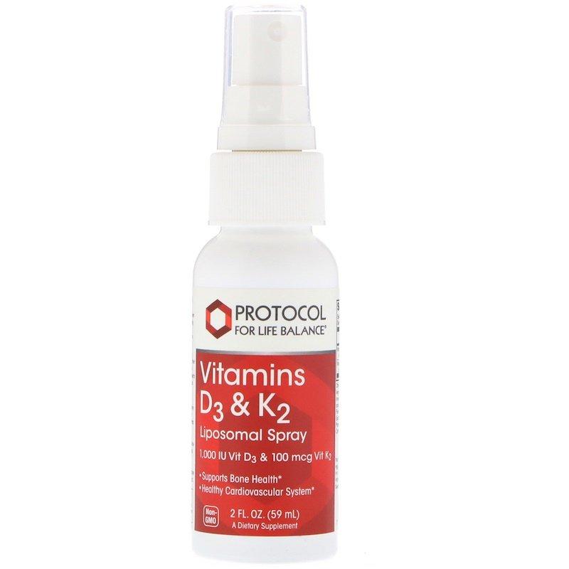 Protocol For Life Balance - Vitamin D3 And K2 Liposomal Spray - OurKidsASD.com - 