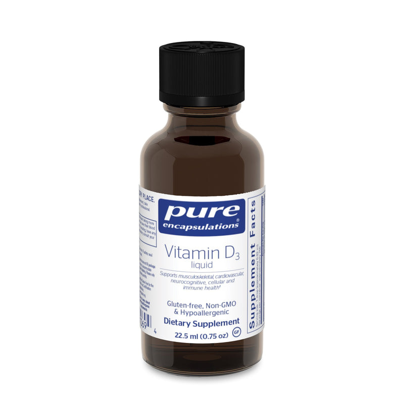 Pure Encapsulations - Vitamin D3 Liquid - OurKidsASD.com - 