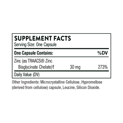 Thorne Research - Zinc Bisglycinate 30 mg - OurKidsASD.com - #Free Shipping!#