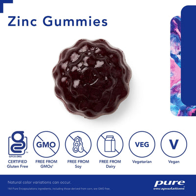 Pure Encapsulations - Zinc Gummy - OurKidsASD.com - #Free Shipping!#