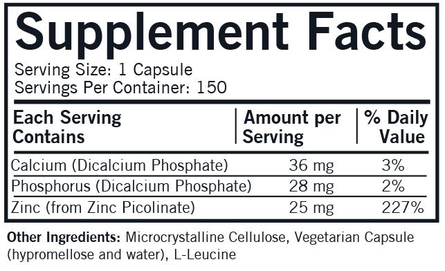 Kirkman Labs - Zinc Picolinate 25 Mg - Hypoallergenic - OurKidsASD.com - 